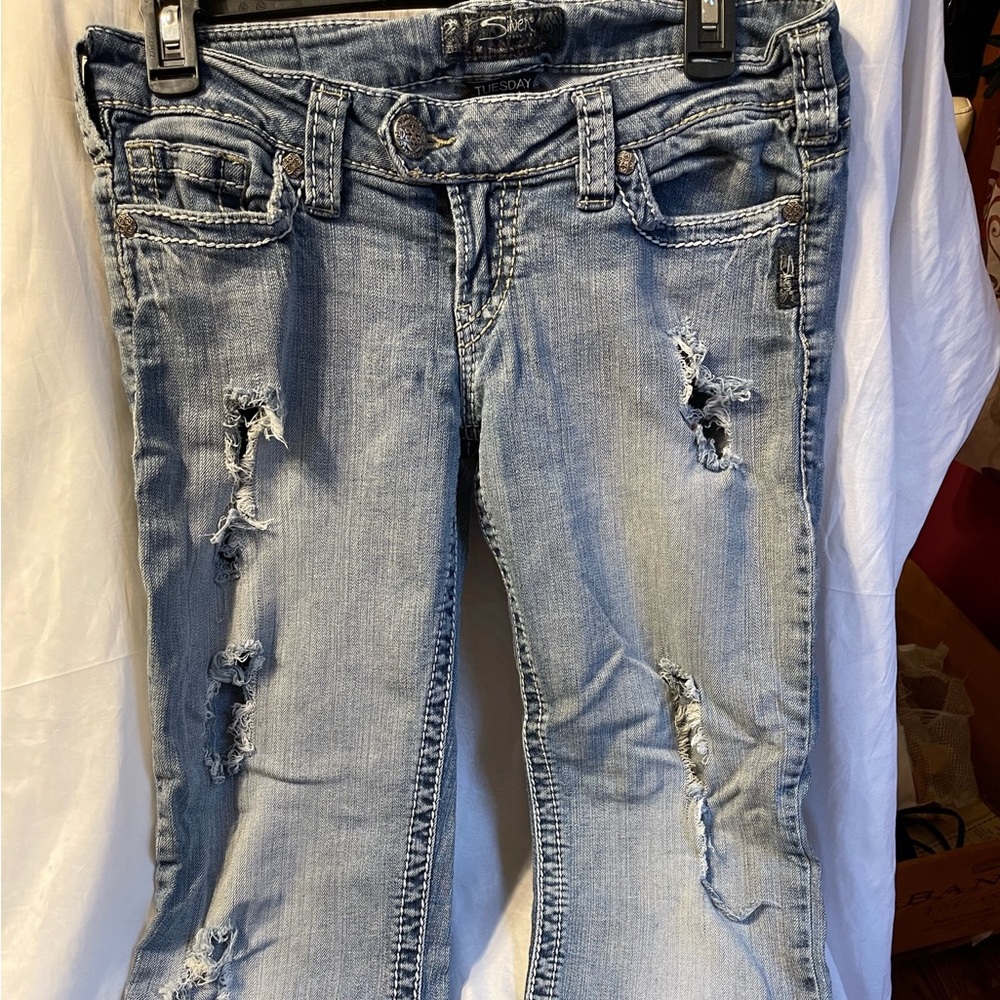 Mens Siver jeans
